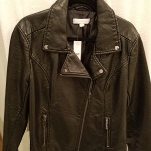 Faux Leather Jacket